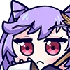 😐 Эмодзи «Keqing Waifu Emoji» для Telegram