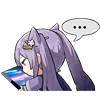 😐 Эмодзи «Keqing Waifu Emoji» для Telegram
