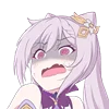 😨 Эмодзи «Keqing Waifu Emoji» для Telegram