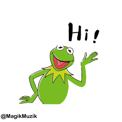 Стикерпак Kermit для Telegram