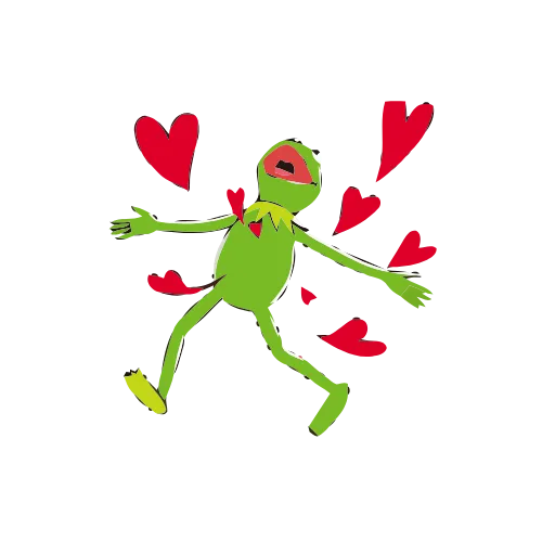 🐸 Стикер «Kermit» для Telegram