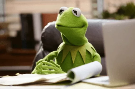 🕐 Стикер «Kermit» для Telegram