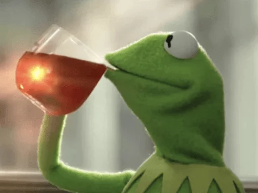 ☕️ Стикер «Kermit» для Telegram