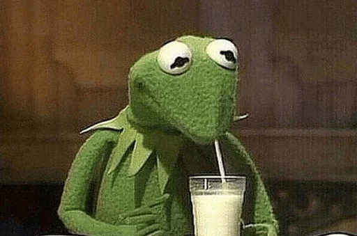 🥛 Стикер «Kermit» для Telegram