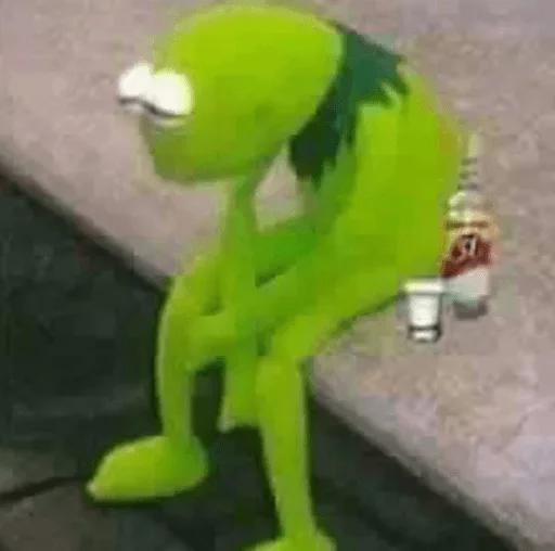 🍺 Стикер «Kermit» для Telegram