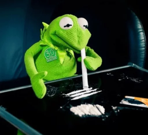 😵 Стикер «Kermit» для Telegram