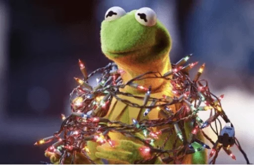 🎄 Стикер «Kermit» для Telegram