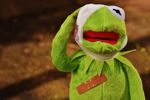 🤕 Стикер «Kermit» для Telegram