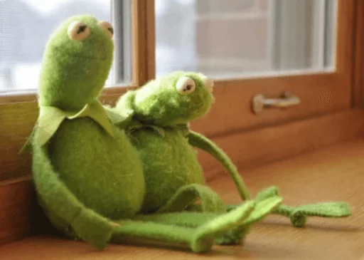 🙁 Стикер «Kermit» для Telegram