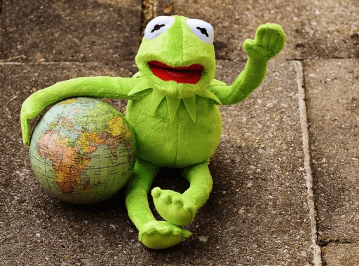 🌍 Стикер «Kermit» для Telegram