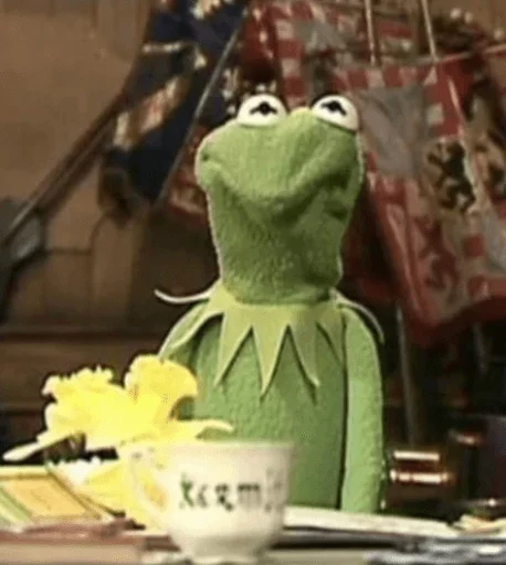 😐 Стикер «Kermit» для Telegram
