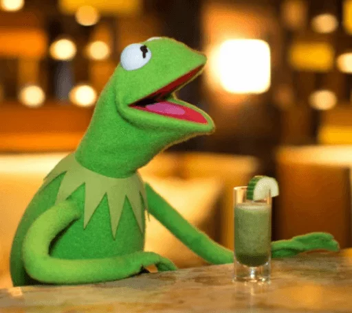 🥂 Стикер «Kermit» для Telegram