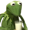 🥛 Эмодзи «Kermit The Frog Emoji» для Telegram