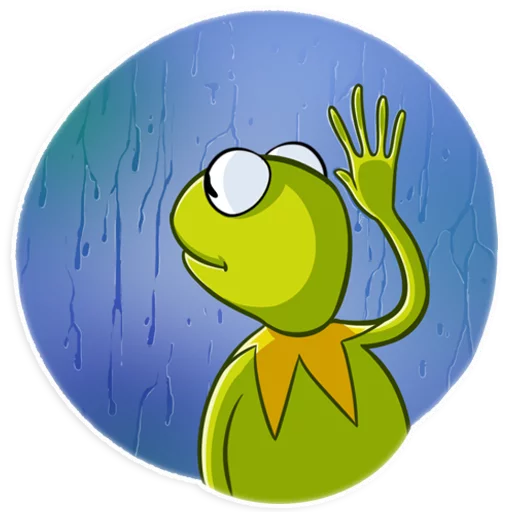 🌧 Стикер «Kermit the Frog» для Telegram