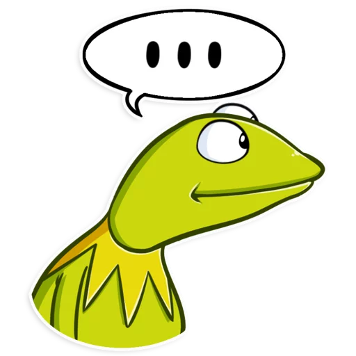 😐 Стикер «Kermit the Frog» для Telegram