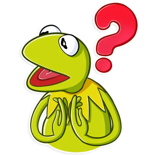 😩 Стикер «Kermit the Frog» для Telegram