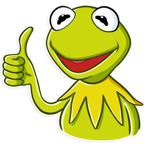 👍 Стикер «Kermit the Frog» для Telegram