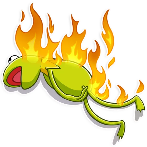 🔥 Стикер «Kermit the Frog» для Telegram