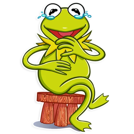 Стикерпак Kermit the Frog для Telegram