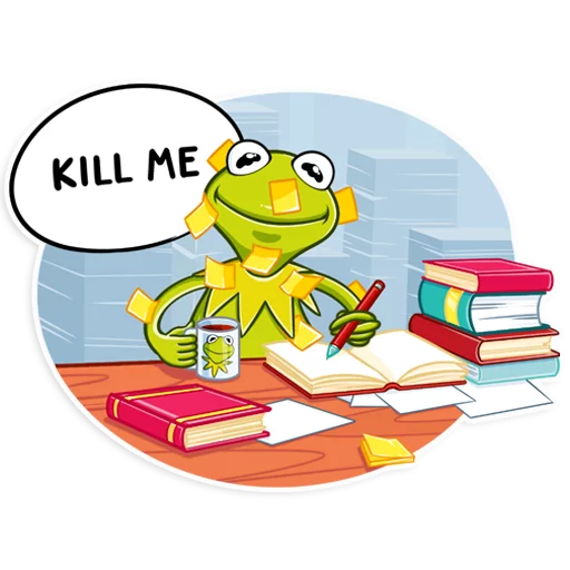 🤓 Стикер «Kermit the Frog» для Telegram