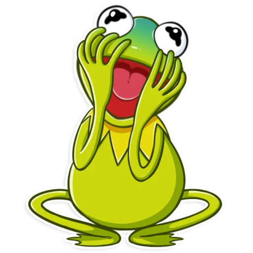 😱 Стикер «Kermit the Frog» для Telegram