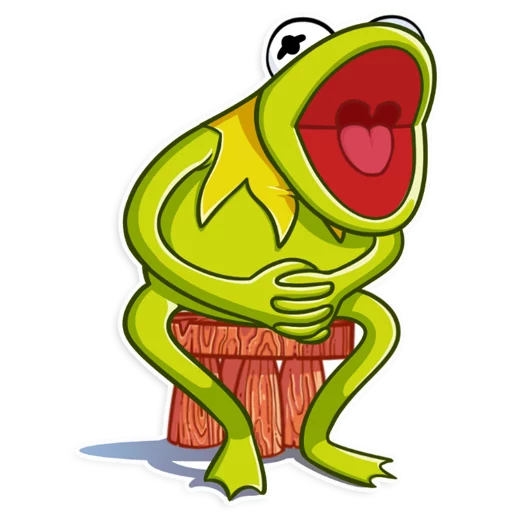 😫 Стикер «Kermit the Frog» для Telegram