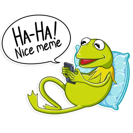😀 Стикер «Kermit the Frog» для Telegram