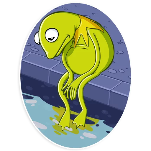 😞 Стикер «Kermit the Frog» для Telegram