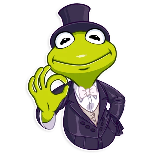 👌 Стикер «Kermit the Frog» для Telegram