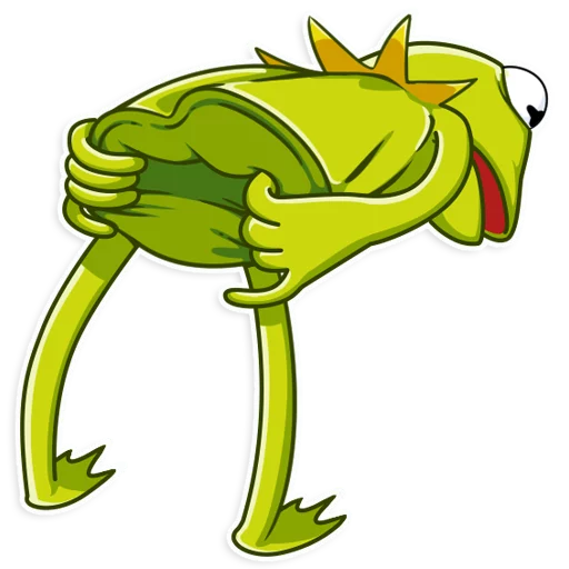 😞 Стикер «Kermit the Frog» для Telegram