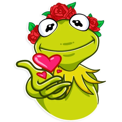 😘 Стикер «Kermit the Frog» для Telegram