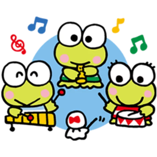 Стикерпак KEROKEROKEROPPI для Telegram