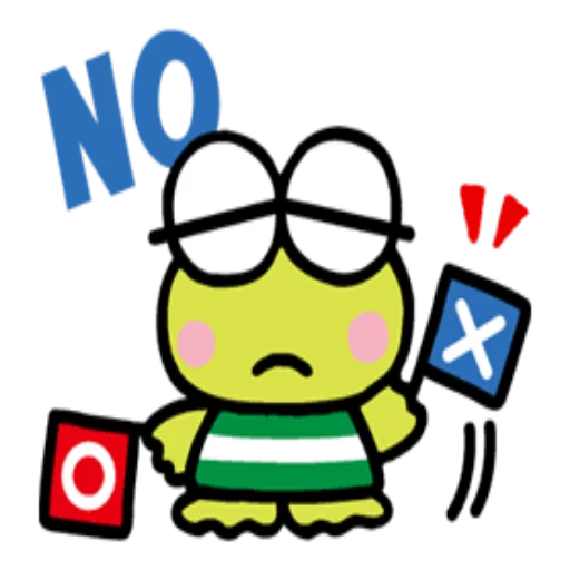 🙅 Стикер «KEROKEROKEROPPI» для Telegram