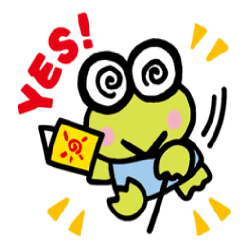 👍 Стикер «KEROKEROKEROPPI» для Telegram
