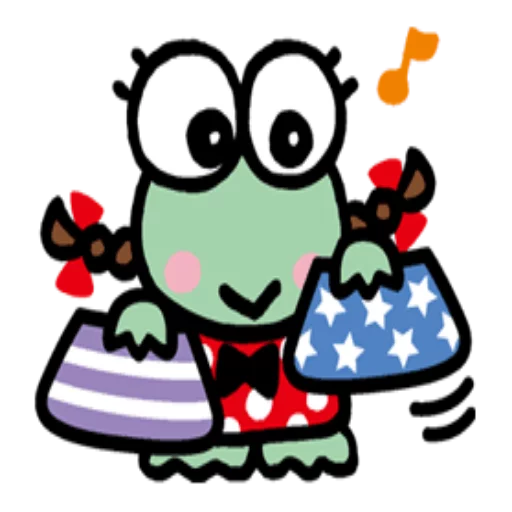 👛 Стикер «KEROKEROKEROPPI» для Telegram