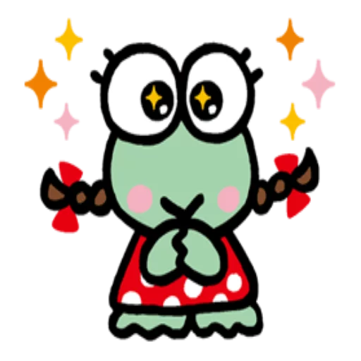 😊 Стикер «KEROKEROKEROPPI» для Telegram