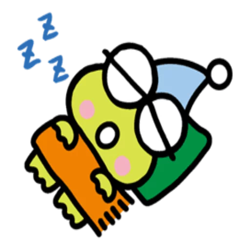 😴 Стикер «KEROKEROKEROPPI» для Telegram