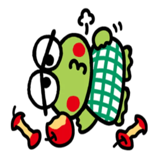 🍎 Стикер «KEROKEROKEROPPI» для Telegram