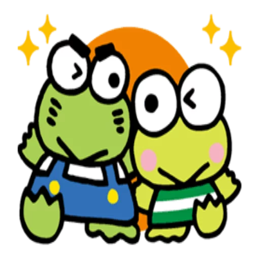 👫 Стикер «KEROKEROKEROPPI» для Telegram