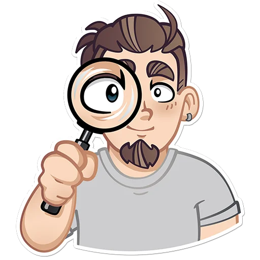 🤓 Стикер «Кеша-тестировщик» для Telegram