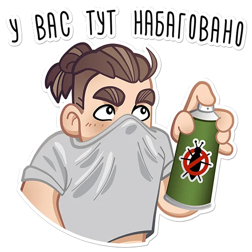 😣 Стикер «Кеша-тестировщик» для Telegram