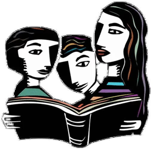 📖 Стикер «book will live» для Telegram