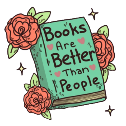 Стикерпак book will live для Telegram — скачать