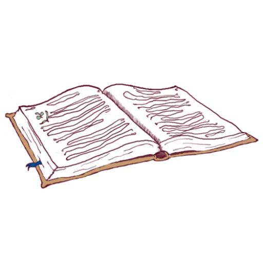 📖 Стикер «book will live» для Telegram