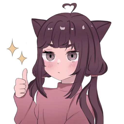 👍 Стикер «котячи ласки» для Telegram