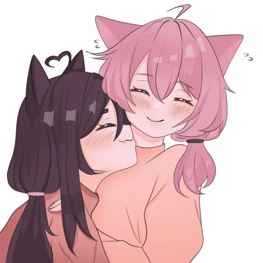 🥰 Стикер «котячи ласки» для Telegram