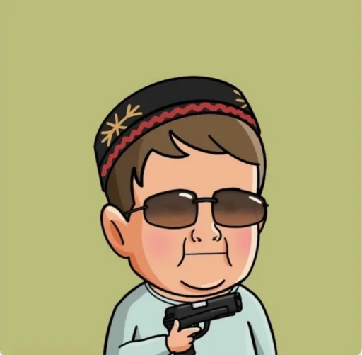 🤩 Стикер «Аниме Хасбик» для Telegram