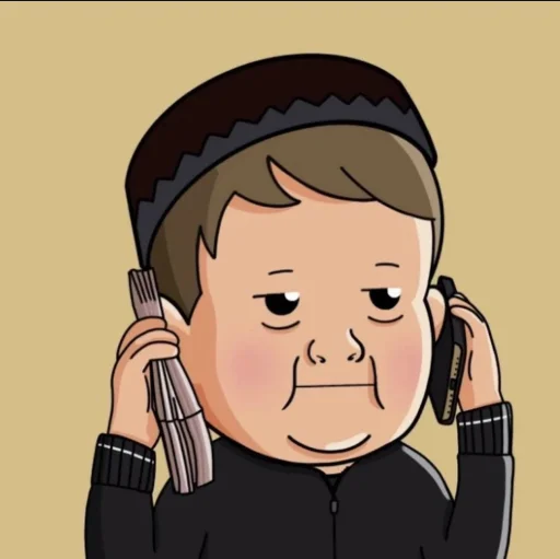 🤩 Стикер «Аниме Хасбик» для Telegram