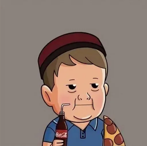 🤩 Стикер «Аниме Хасбик» для Telegram