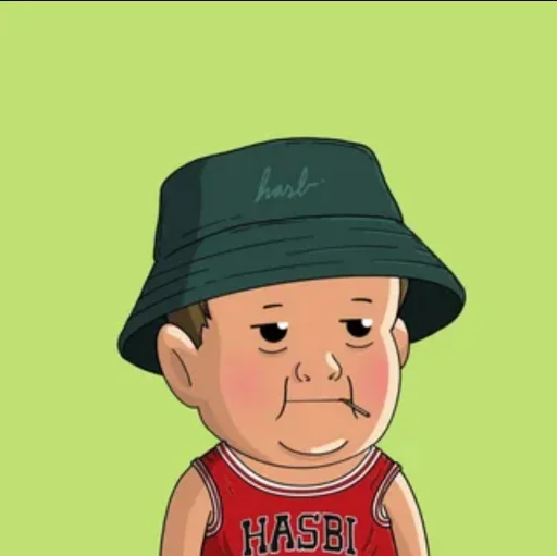 🤩 Стикер «Аниме Хасбик» для Telegram